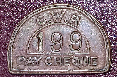 Great Western Railway Pay Cheque