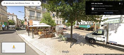 Google Street View of Pl. Des Ursules looking North