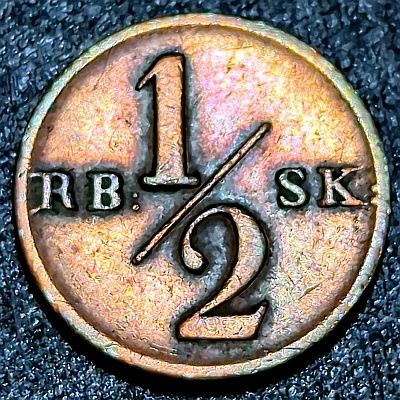 1838 Denmark 1/2 Rigsbankskilling