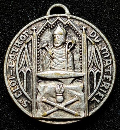 St. Eloi, Patron du Materiel medallion