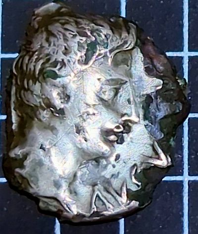 Head of Augustus, bare, right. Script: Latin Lettering: CAESAR AVGVSTVS Translation: Caesar Augustus.