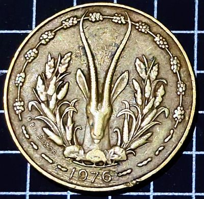 1976 Western African States 10 Francs CFA
