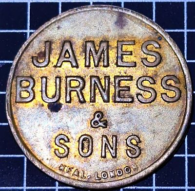 Lettering: JAMES BURNESS & SONS NEAL · LONDON