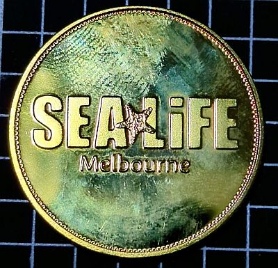 SEA LIFE (separated by a starfish) in larger text above the word "Melbourne"